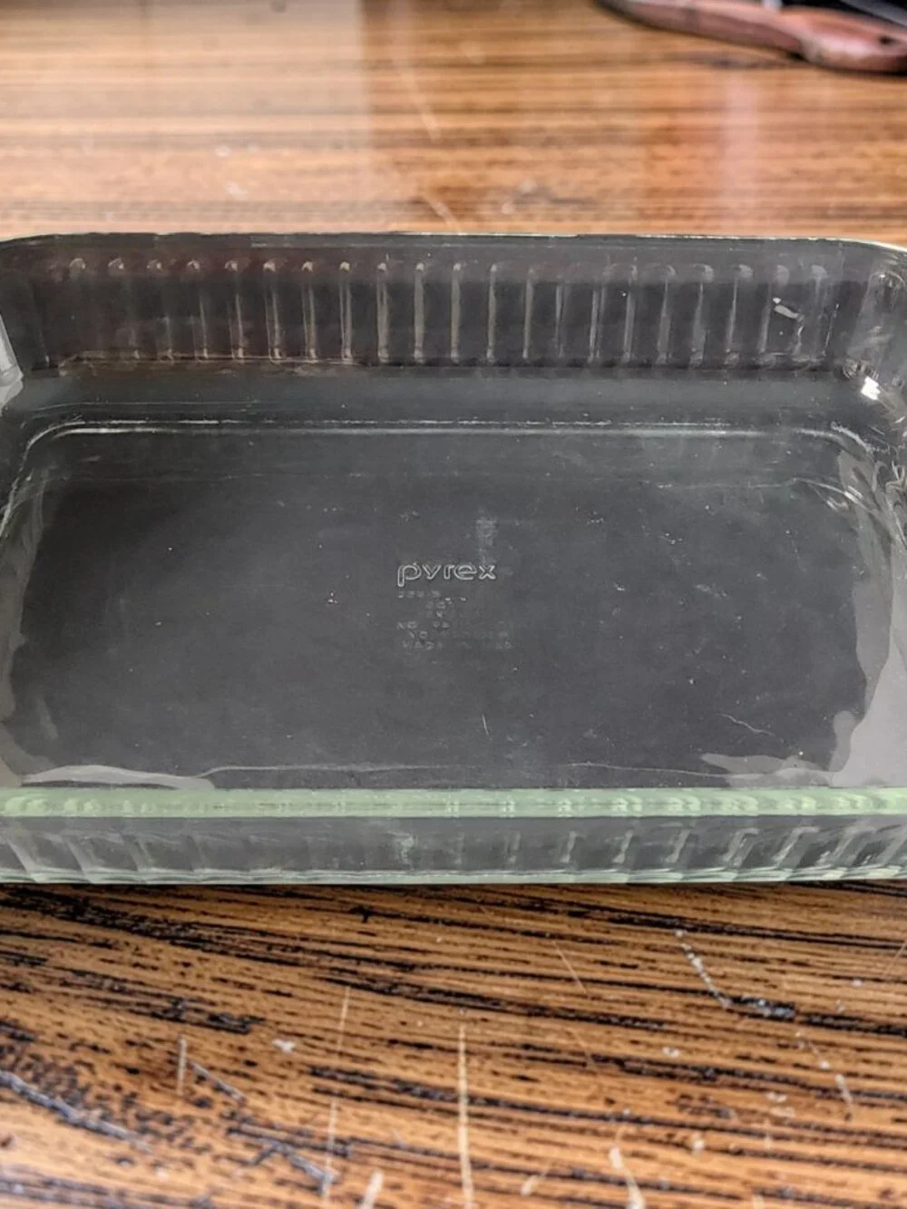 Vintage Pyrex 3qt Clear 13